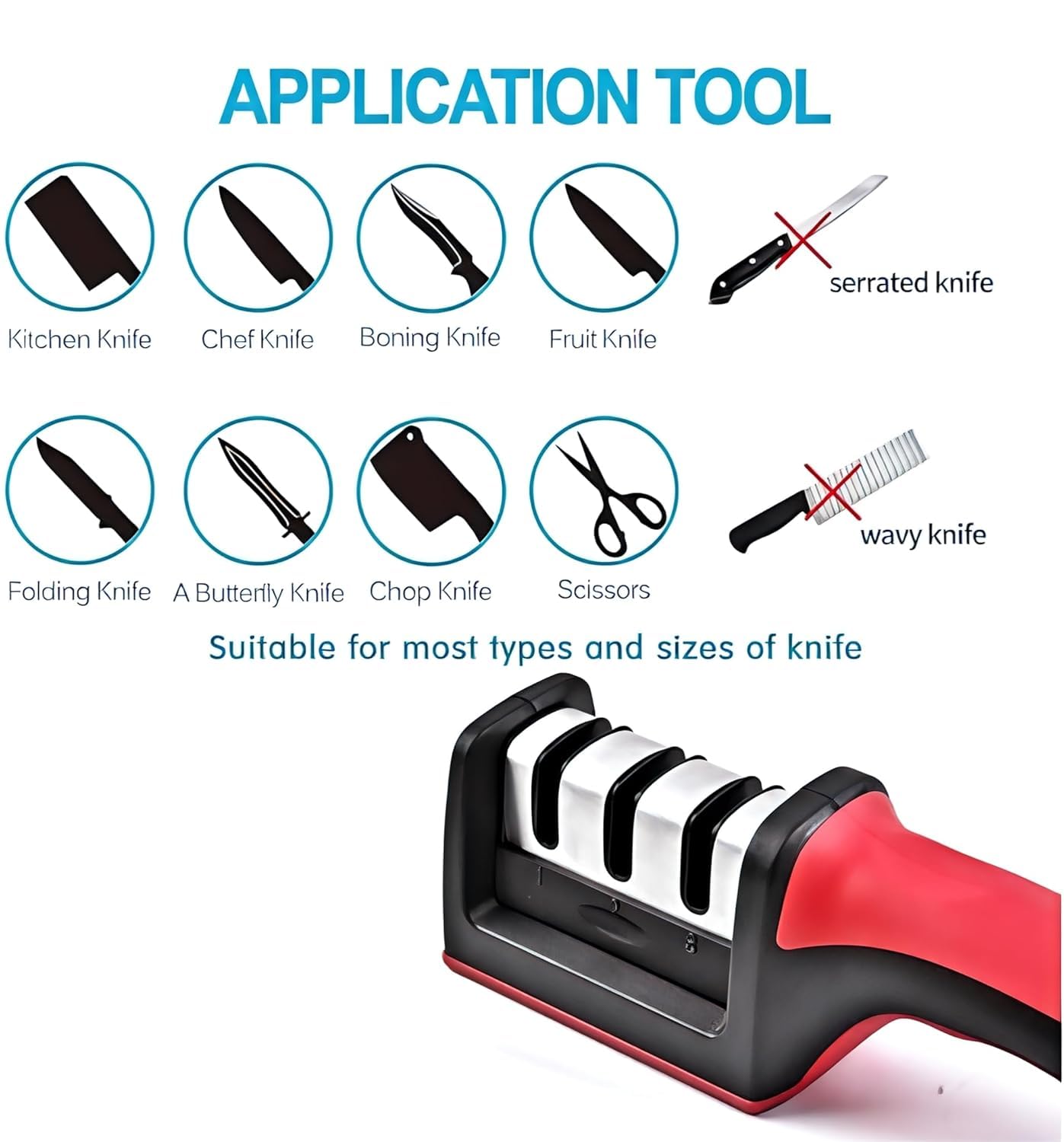 RazorSharp 3-Stage Knife Sharpener™
