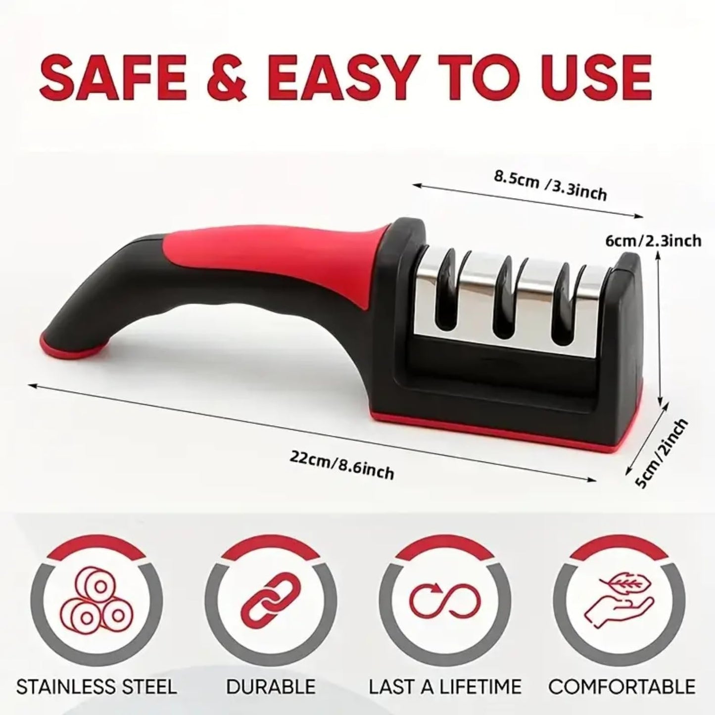 RazorSharp 3-Stage Knife Sharpener™