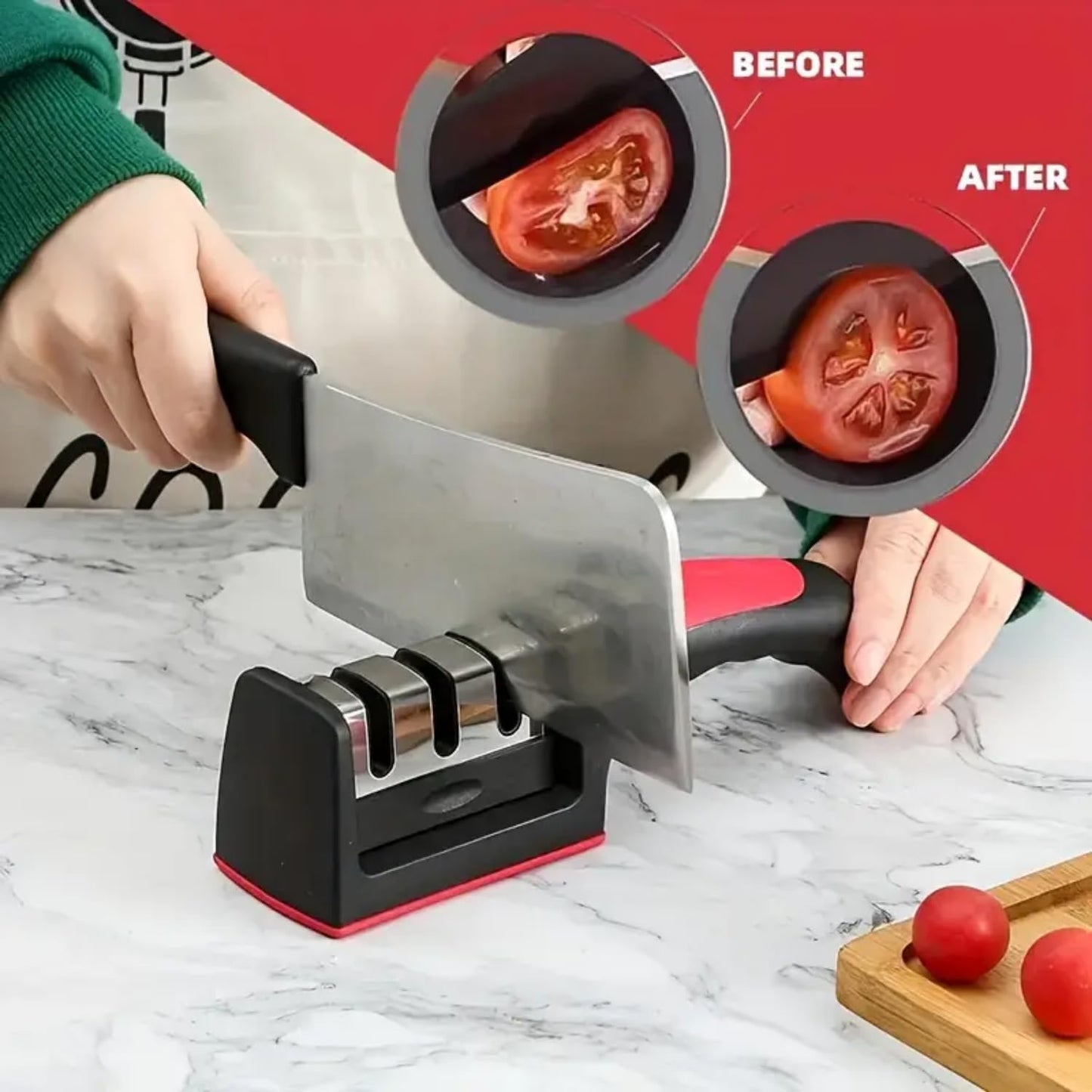 RazorSharp 3-Stage Knife Sharpener™